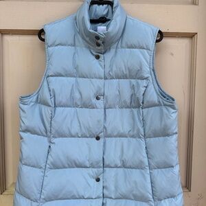 Winter vest J. Jill  - color steel blue - size Large -new with tags